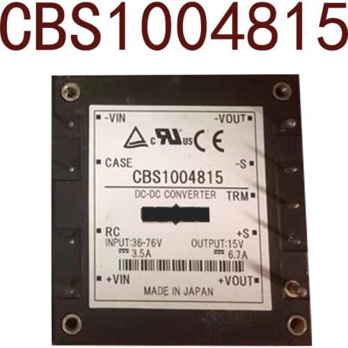 Original-- CBS1004815 input48V-output15Vwatt100W 6.7A DC/DC 1 year warranty ｛Warehouse spot photos