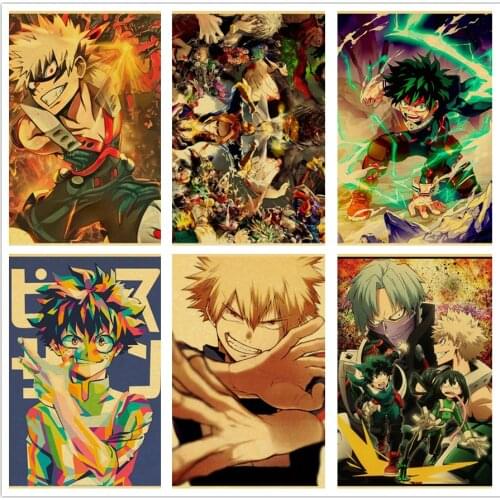 5D DIY Diamond Painting My Hero Academia Japanese Manga Anime Diamond Embroidery Demon Slayer Cross Stitch Mosaic Set Home Decor