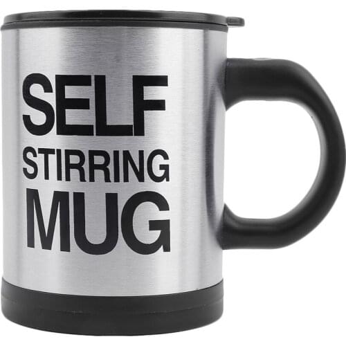 Portable Size Automatic Mixing coffee Tea cup Lazy Self strring mug button Pressing Best Birthday Gift for Friends