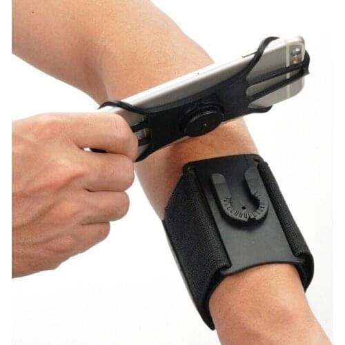 Universal Sports 360 Degree Rotation Phone Holder Wrist Bag Case For Iphone 11 For All 4.0 - 6.5 Smart Phones Detachable