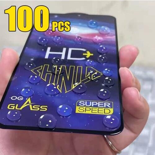 100pcs Tempered Glass OG Super Speed Curved Screen Protector Guard Film For iPhone 12 Mini 11 Pro Max XS XR X 8 7 6 6S Plus SE