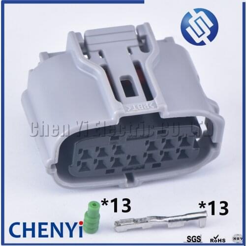 Sumitomo 13 Pin Auto waterproof connector gearbox front bumper radar harness plug 6189-1092 connector 90980-12326 for Toyota