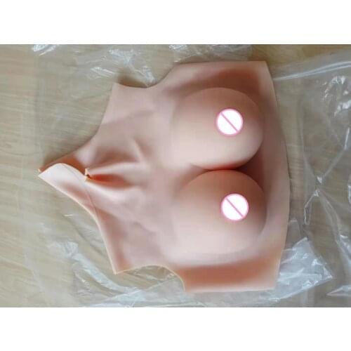 2G Upgrade BCD High Collar Neck Fake Artificial Boob Realistic Silicone Breast Forms Crossdresser Shemale Transgender Drag Queen