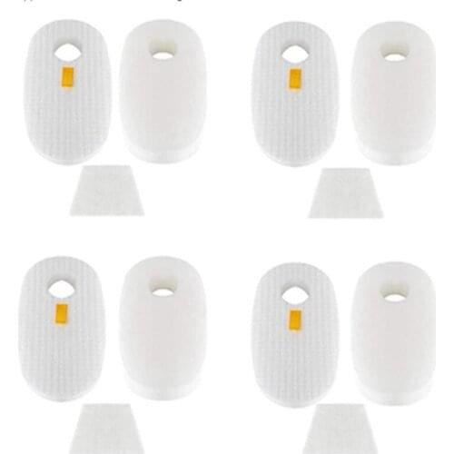 4Pcs Is Suitable For Shark Vacuum Cleaner Accessories Hv320 / Hv321 / Hv322 / Hv324q / Hv319 / Hv320w Filter Elements