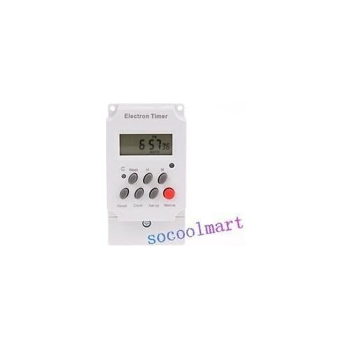 AC 220V 25A Programmable Electronic Timer Switch KG316T-II