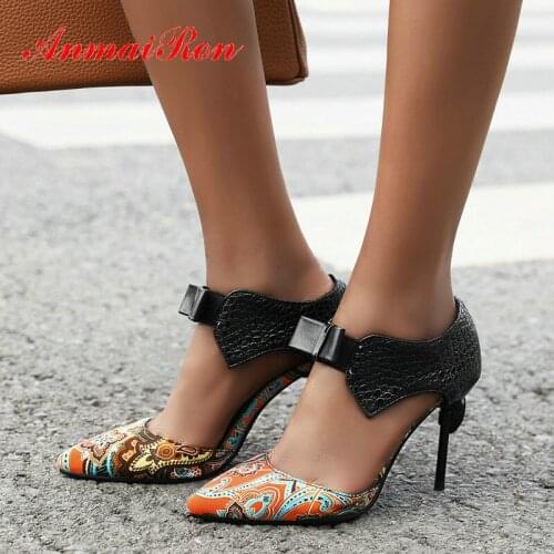 AnmaiRon Womens High-heeled Shoes