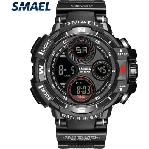 SMAEL Men Watch Fashion Military Sports Watches Luxury Waterproof Digital Mens Wristwatches New Top Brand relogio masculino