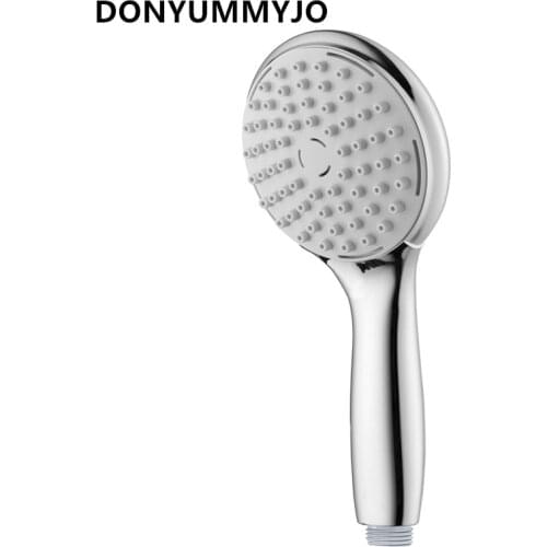 DONYUMMYJO 1pc Stylish Air Intake Booster Water Saving Single Function Hand-held Rain Shower Head