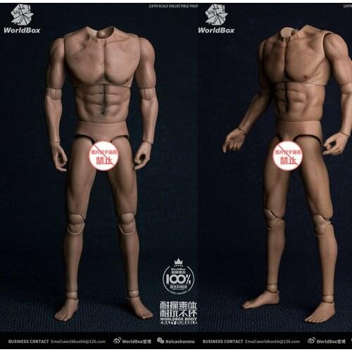 IN STOCK 1/6 WorldBox 12" AT017 Durable Wide Shoulder Universal Body Figure