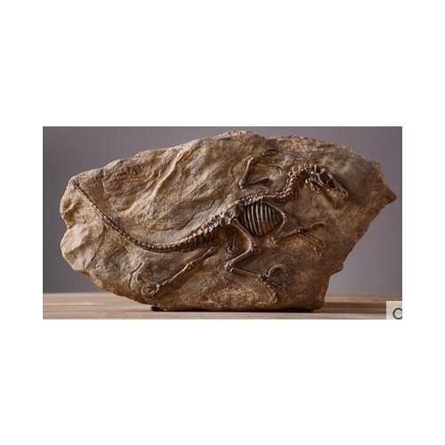 American country Cafe Bar Wall Mural soft furnishings personalized ornaments dinosaur fossils home Decoration resin skull