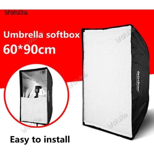 Godox 60*90cm machine top lamp umbrella softbox long soft light lampshade hot boots flash portable soft light box CD50 T03