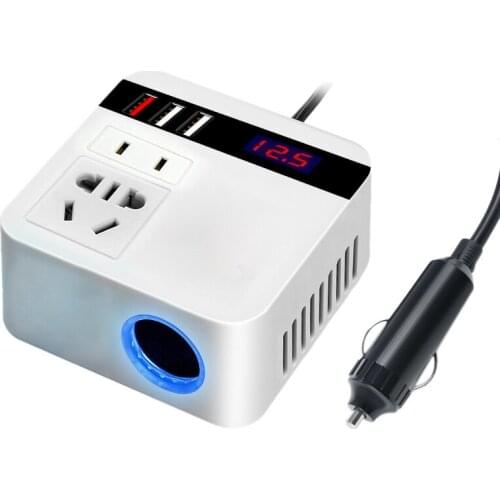 300W Power Inverters 12V/24V Dc Inverter 3 USB Car Charge Battery Quick Charge Converter Accessories US Plug