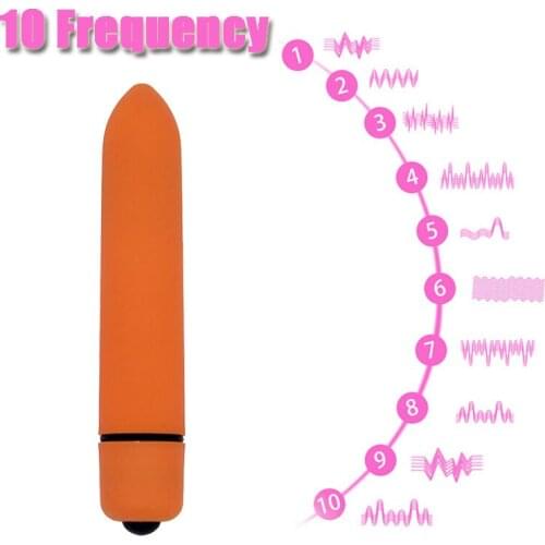 Powerful 10 Frequency Mini Bullet Vibrator Anal Egg Clitoris G-spot Stimulator Dildo Vibrator Sex Toys for Women Sex Product