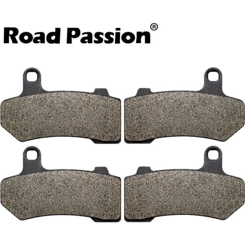 Motorcycle Front & Rear Brake Pads For HARLEY FLHR King FLHRC Road Classic FLTR Glide FLTRX Custom FLTRU Ultra FLHTC Electra