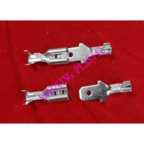 200pcs/lot crimp terminal 4.8 100pcs Female+100pcs male connector