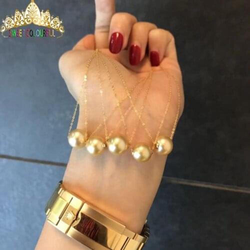 18K Yellow Gold Necklace 10-11MM Natural Pearls 16 inch/41cm and 18 inch/46 cm Length