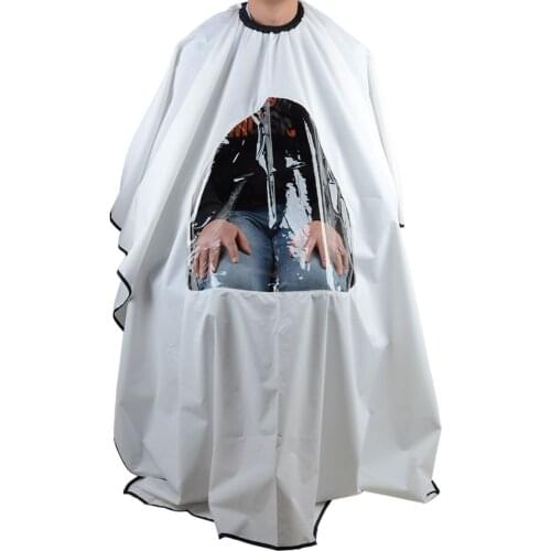 Transparent Design New Hot Unisex Salon Hair Cutting Cape Barber Hairdressing Haircut Apron Cloth W