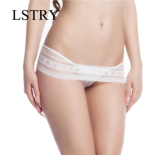 Sexy Lingerie Panties Women Exotic Hot Bowknot Knickers Crotchless Briefs Transparent Underwear Thongs Open Crotch Sexy Lingerie