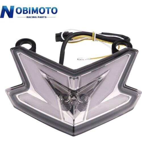 Motorcycle Signal Lights LED Tail Rear Light Brake Lamp Turn Signal Warning Light Fit For Kawasaki ZX6R Z800 Z125 2013- 2016