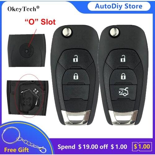 Replacement Flip Key Fob For Chevrolet Cruze Aveo 2014-2018 Remote Control Car Key Shell Case Cover Uncut Blade 2/3/4 Buttons