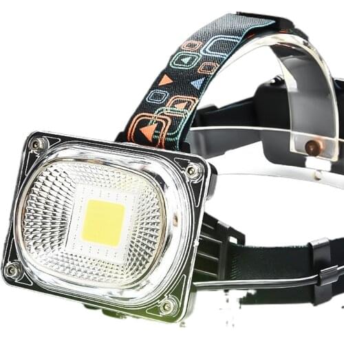 LED headlight glare miners long life work astigmatism bright floodlight head-mounted flashlights to catch the sea