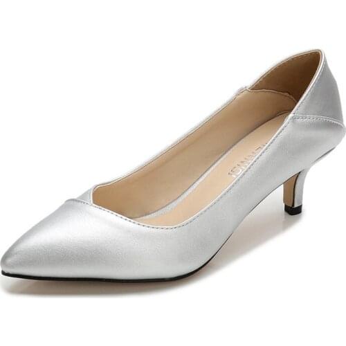 Big Size 36-44 New Fashion High Heels Women Pumps Thin Heel Sexy Wedding Casual Brand Party Shoes