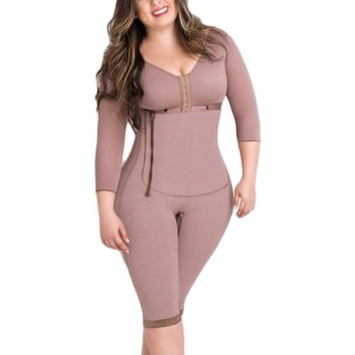 High Compression Faja Postparto Strong Control Anti-Allergic Lining Buttock Area Flat Belly Lift Shapewear
