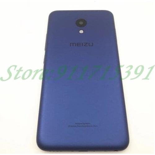 Back Battery Cover 5.2" For Meizu M5 M611D M611Y Back Battery Cover Housing With Side buttons+Camera lens+Sim Tray