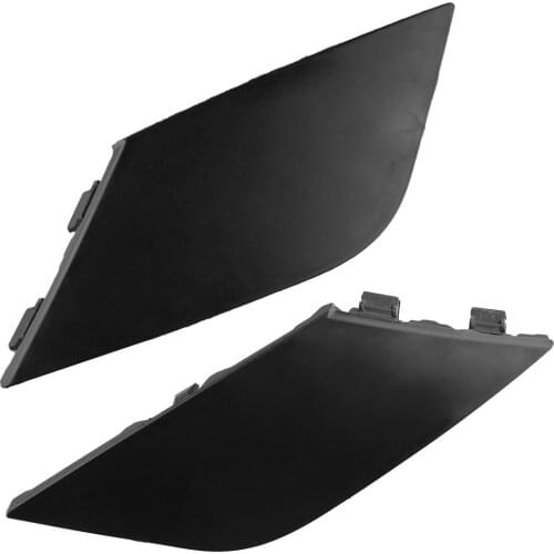 1 Pair Front Bumper Tow Hook Eye Cap Cover Car Black ABS Fit for Toyota Camry SE 2018 2019