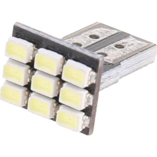 1X T10 W5W 1206 9SMD Car LED Canbus Auto License Plate Light Instrument Lamp 12V