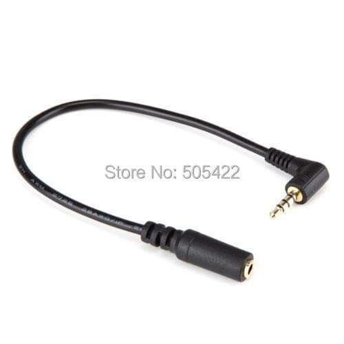 500pcs/lot High Quality 3.5mm Stereo 4 Pole Male to 4 Pole Female CTIA to OMTP standard Audio Cable Cord Wholesale