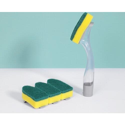 Cleaning Brush Household Portable Sponge Brush Kitchen Cleaning Tools For Bowl Dishes Cups