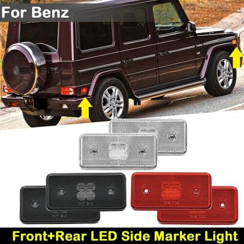 For USA Version Merchedes Benz G500 G550 G55 G63 Car Front Rear LED Side Marker Lamp Turn Signal Light