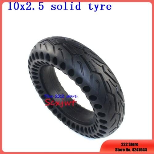 10 Inch Electric Skateboard Tire Solid Tyre 10x2.5 for Electric scooter Skate Board 10x2.25 10x2.50 Non-inflatable Tyre