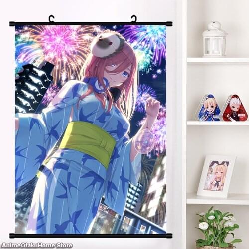Anime The Quintessential Quintuplets Sexy Girl Poster Wall Scroll Painting Fashion Home Decor Collection Art Gift
