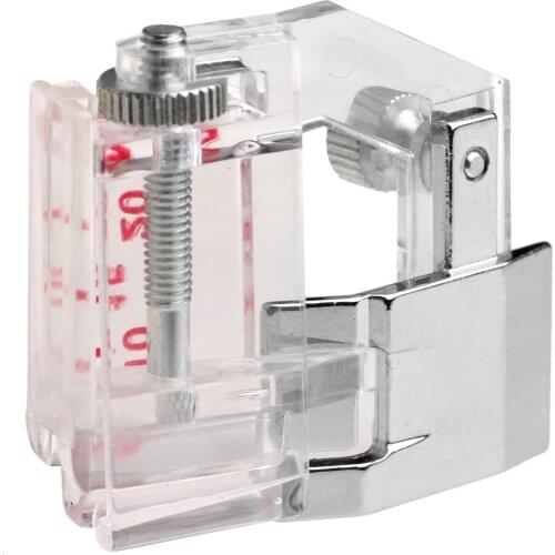 Attaching Binding Snap-on Bias Binder Adjustable Presser Foot fit for Domestic Sewing Machine Janome Singer 44mm*36mm