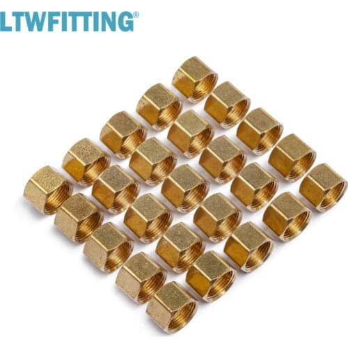 LTWFITTING 3/8" Brass Compression Nut,BRASS COMPRESSION FITTING