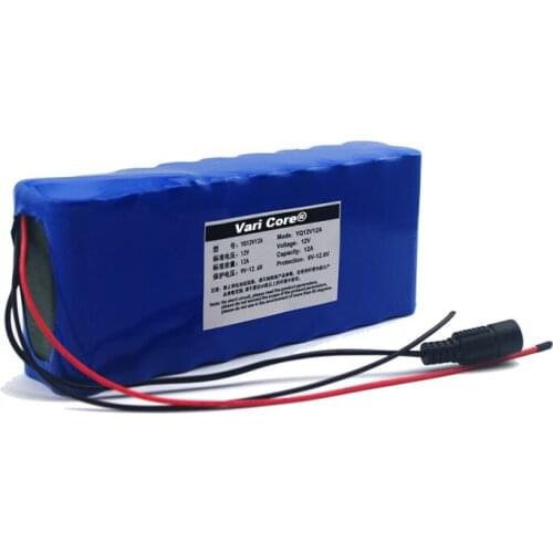 12v 18650 16000mAh Lithium-ion Battery Pack 16A Protection plate L220xh100xl45