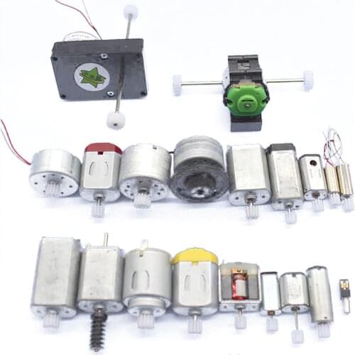 Motor Gear Combo Kit Miniature DC Small Motor Scientific Experiment DIY Toy for Children Students