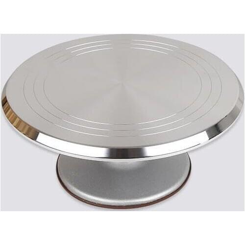 304 stainless steel 48 decorative nozzle set aluminum alloy cake decoration turntable rotating cake 12 inch turntable decoration