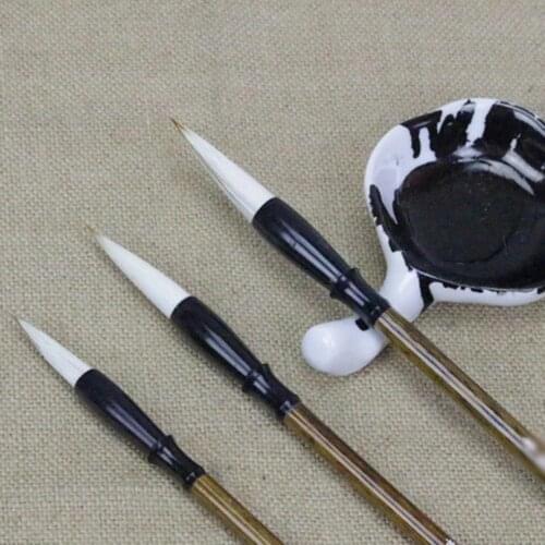 3PCS Writing Brush Watercolor Chinese Calligraphy Brush Set Painting Drawing Brushes for Students