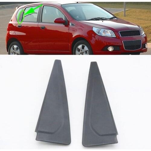 Car Exterior Rear Door Window Garnish Cover Panel Plate Trim Cap For Chevrolet Kalos Aveo Hatchback