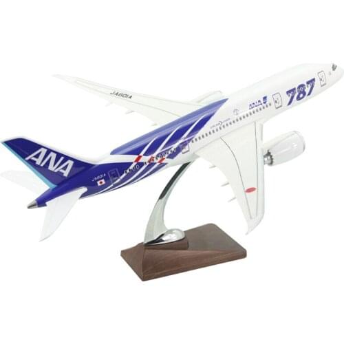 New 43cm Boeing B787 All Nippon Airways Airliner Gift Decoration ABS Transparent Hollow Edition Desktop Decoration Collection