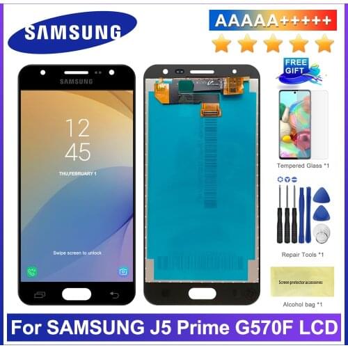 Original Display For Samsung J5 Prime G570 G570F G570M G570Y J5 Prime 2017 G571F LCD Display with Touch Screen Sensor Assembly