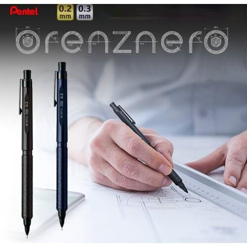 Pentel PP3002-A Mechanical Automatic Pencil Low Center of Gravity Drawing Design Special 0.5/0.3/0.2mm Auto Pencil