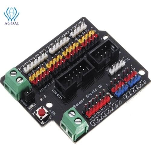 IO Expansion Board I/O Sensor Shield for UNO R3 Geekcreit for Arduino Power Electric Building Block