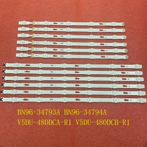 12pcs LED Backlight strip for Samsung UE48JU6000W UE48JU6450 UE48JU6600 UE48JU6770 V5DU-480DCA-R1 480DCB LM41-00121H 00121G