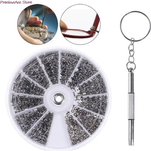 Repair Kits Tool Box Micro Glasses Sunglass Watch Spectacles Screws Nuts Screwdriver