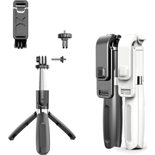 Selfie Stick New Portable Bluetooth Wireless Tripod Foldable Monopods Universal for Phones Gopro Sports Camera Self-Time Rod