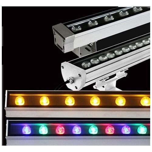 5pcs IP68 outdoor Led Wall Wash Light DMX512 control LED Liner Bar Stage Light Red/green/blue/yellow/RGB AC110V 220V DC24v 12V